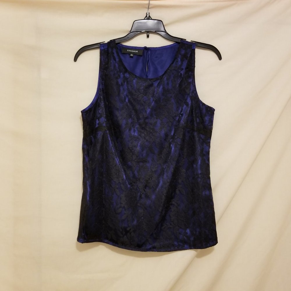 JONES WEAR 100% Polyester Shoulder Strap Top - Picture 4 of 8